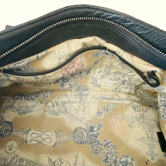 LANCEL PARIS Bag Black Leather Bag - Picture 6 of 7